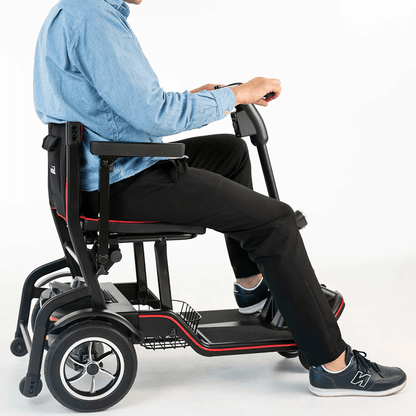 Mobility World Ltd UK-Feather Fold Lightweight Folding Mobility Scooter (Scooterpac)