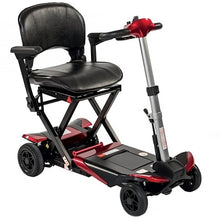 Load image into Gallery viewer, Mobility World Ltd UK - Monarch Smarti Plus Deluxe Remote Control Automatic Folding Mobility Scooter Red