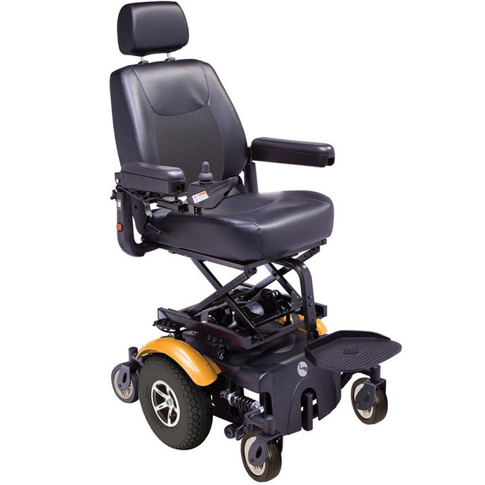 Mobility World Ltd UK -Rascal Rivco Powerchair Seat Lift Orange Sunset