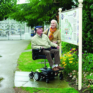 Mobility World Ltds UK - Rascal Ryley Powerchair Seat Lift Lifestyle