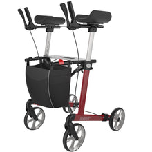 Load image into Gallery viewer, Upright 4 Wheeled Walker Rollator