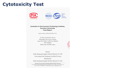TypeII Non Woven 3 Ply Surgical Face Mask Cytotoxicity Test