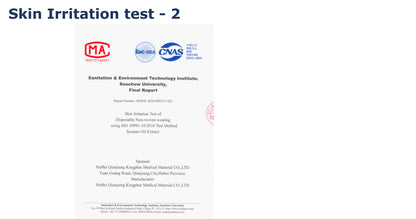 TypeIINonWoven3PlySurgicalFaceMaskSkinIrritationTest-2