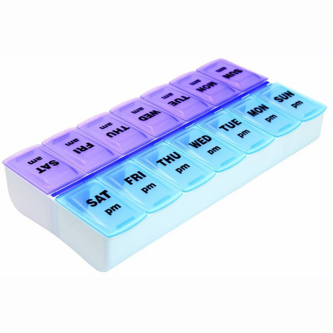 7 Day Twice a Day Pill Organizer