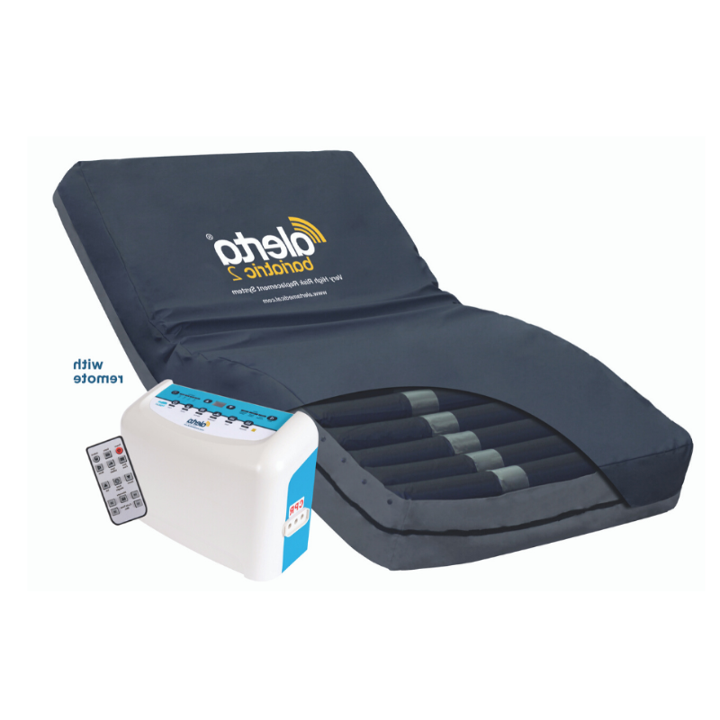 The Alerta Bariatric 2 is a heavy-duty replacement alternating pressure relieving mattress system that is ideal for bariatric users at very high risk of developing pressure ulcers in hospital, nursing and care home environments.