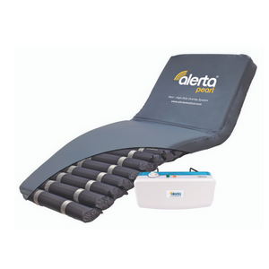 This alternating pressure relieving mattress system features 5" air cells for medium to high-risk users, ensuring that they receive the care they need. Plus, the entry-level pump makes it easy for care providers to get started.