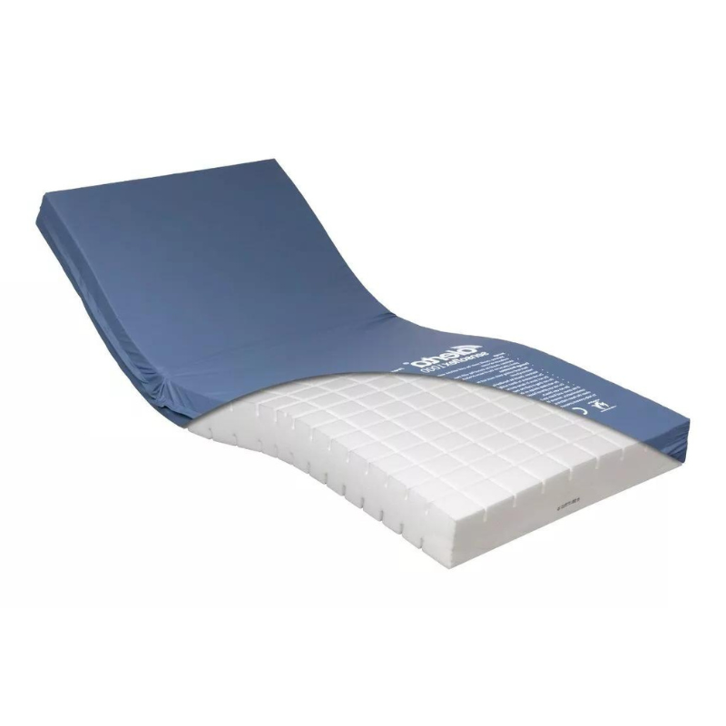The Alerta Sensaflex 4000 is a high-risk profiling foam mattress that has been built with castellated foam. The sophisticated mattress design provides effective comfort, care and pressure redistribution for users in hospital, nursing and cares home environments.