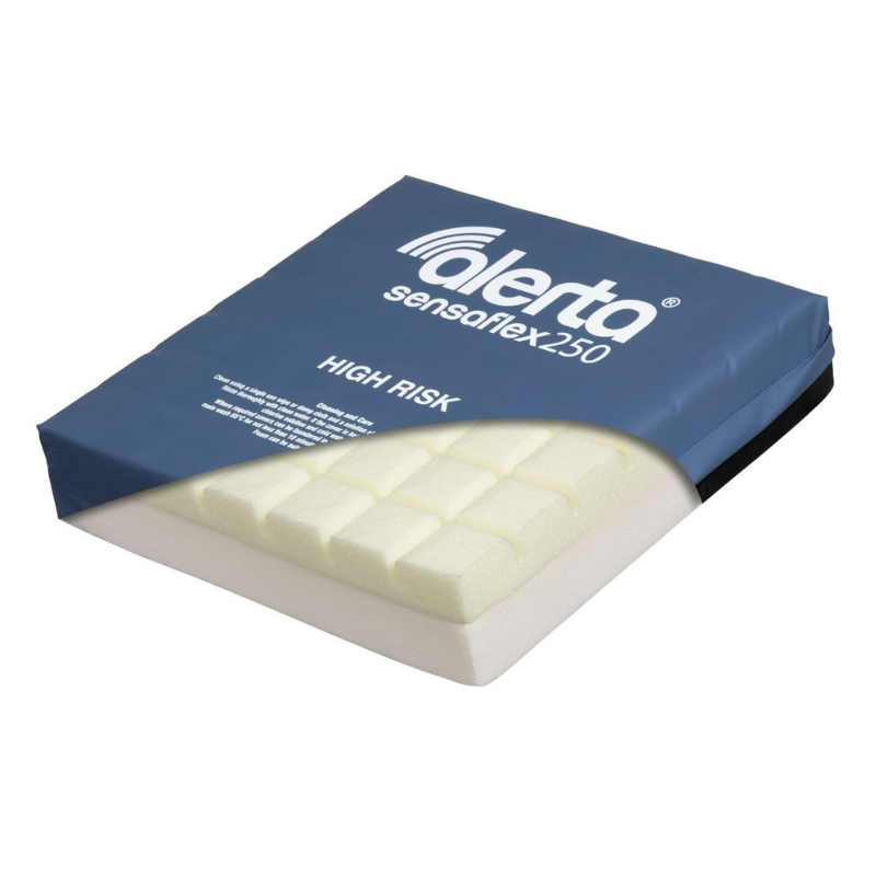 Alerta Sensaflex 250 is a perfect choice. It provides effective comfort and pressure redistribution for users in hospital, nursing and cares home environments. The cover is machine washable and the foam can be autoclaved, making it easy to keep clean.