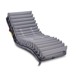 The Domus 4 is a pressure injury prevention mattress that is simple to use and provides maximum security. It features a weight setting function, CPR knob for quick deflation, heel relief for optimal protection, and a fasten the cap function that transforms the mattress into a stable surface for patient transport.