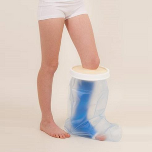 Atlantis Cast Protector, Â these child-sized comfortable waterproof protectors simply slip over the cast or dressing on either the lower leg or arm to protect them when taking a bath or shower