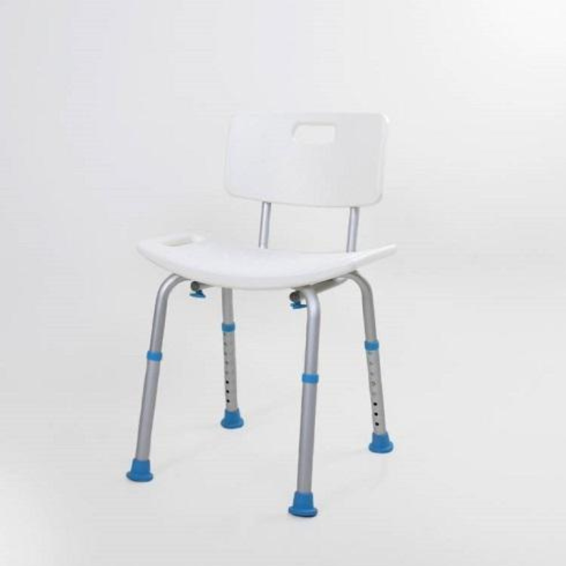 Atlantis Contour Shower Stool is robust and lightweight. The comfortable seat is perforated for easy drainage and has handles on either side to aid stability when sitting or standing