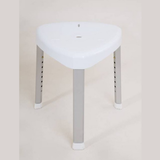 The Atlantis Corner Shower Stool is beautifully constructed in aluminum_img