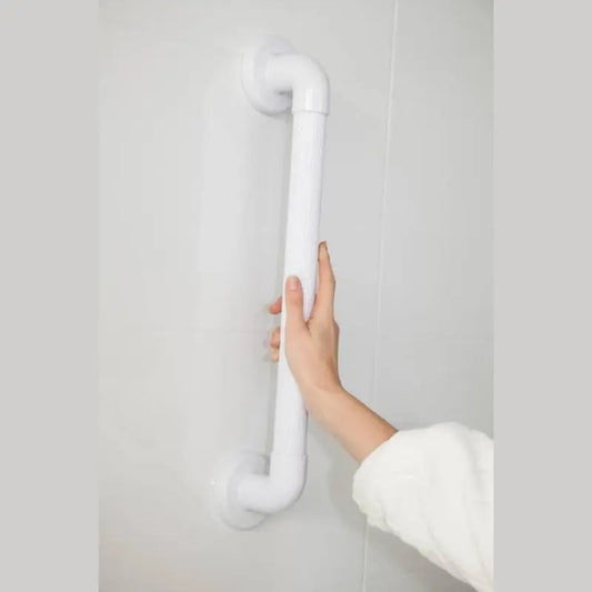 Atlantis Moulded Fluted Grab Rails Diameter of tubes 38mm (1 ") Distance from wall 59mm (2 ") Disc diameter 90mm (3 ")_img