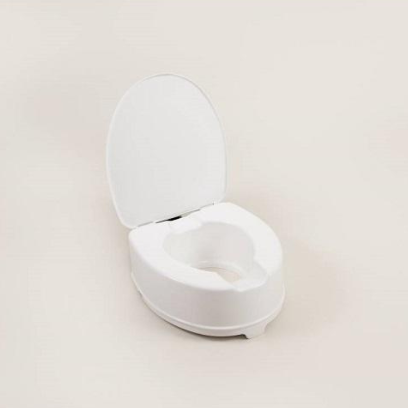 Atlantis Raised Toilet Seat Width 36.5cm and total length 40.5cm