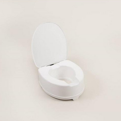Atlantis Raised Toilet Seat Width 36.5cm and total length 40.5cm