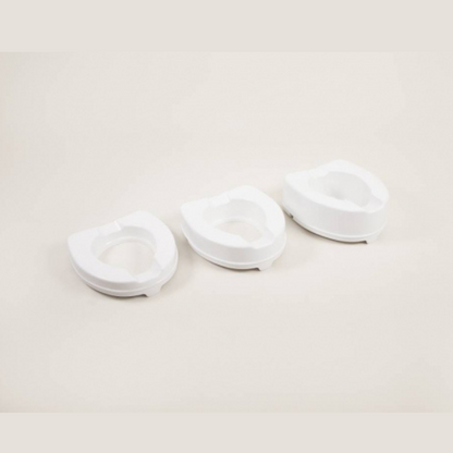 Atlantis Raised Toilet Seat Width 36.5cm and total length 40.5cm