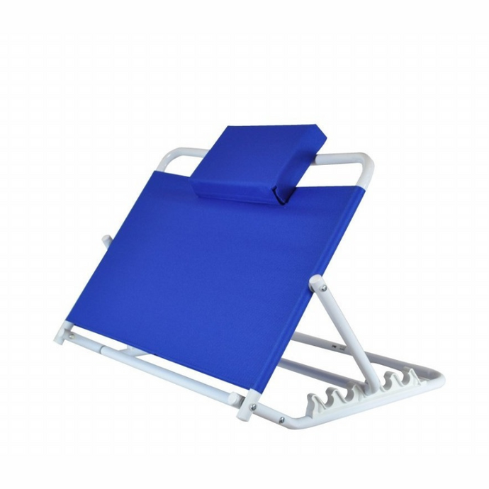 Bed Backrest the strong frame is powder coated and covered in breathable nylon fabric, and the pillow is adjustable in height, making it the perfect choice for any sleep position. 