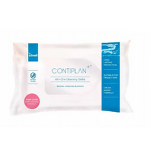 Load image into Gallery viewer, Contiplan Cleansing Cloths provide a unique one step solution to cleanse, moisturise and protect