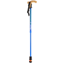 Load image into Gallery viewer, Flexyfoot  Cork Handle  Walking Stick - Blue 