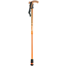 Load image into Gallery viewer, Flexyfoot  Cork Handle  Walking Stick - Orange