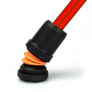 Flexyfoot  Cork Handle  Walking Stick - Red 