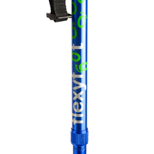 Load image into Gallery viewer, Flexyfoot  Cork Handle Folding Walking Stick - Blue 