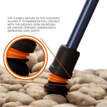 Load image into Gallery viewer, Flexyfoot  Cork Handle Folding Walking Stick - Orange