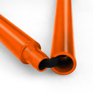 Flexyfoot  Cork Handle Folding Walking Stick - Orange