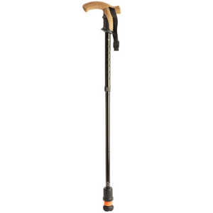 Flexyfoot  Cork Handle Folding Walking Stick 