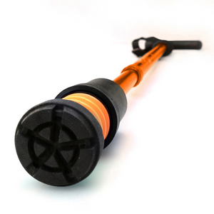Flexyfoot  Derby Handle  Walking Stick - Orange 