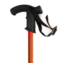 Load image into Gallery viewer, Flexyfoot  Derby Handle Folding Walking Stick - Red