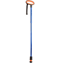 Load image into Gallery viewer, Flexyfoot  Oval Handle Folding Walking Stick - Blue