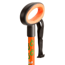 Load image into Gallery viewer, Flexyfoot  Oval Handle Walking Stick - Orange