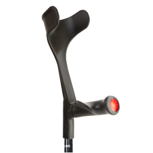 Flexyfoot Carbon Fibre Folding Comfort Grip Crutch - Left