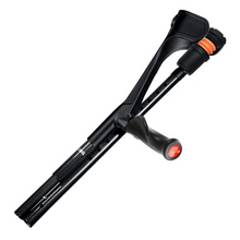 Load image into Gallery viewer, Flexyfoot Carbon Fibre Folding Comfort Grip Crutch - Left