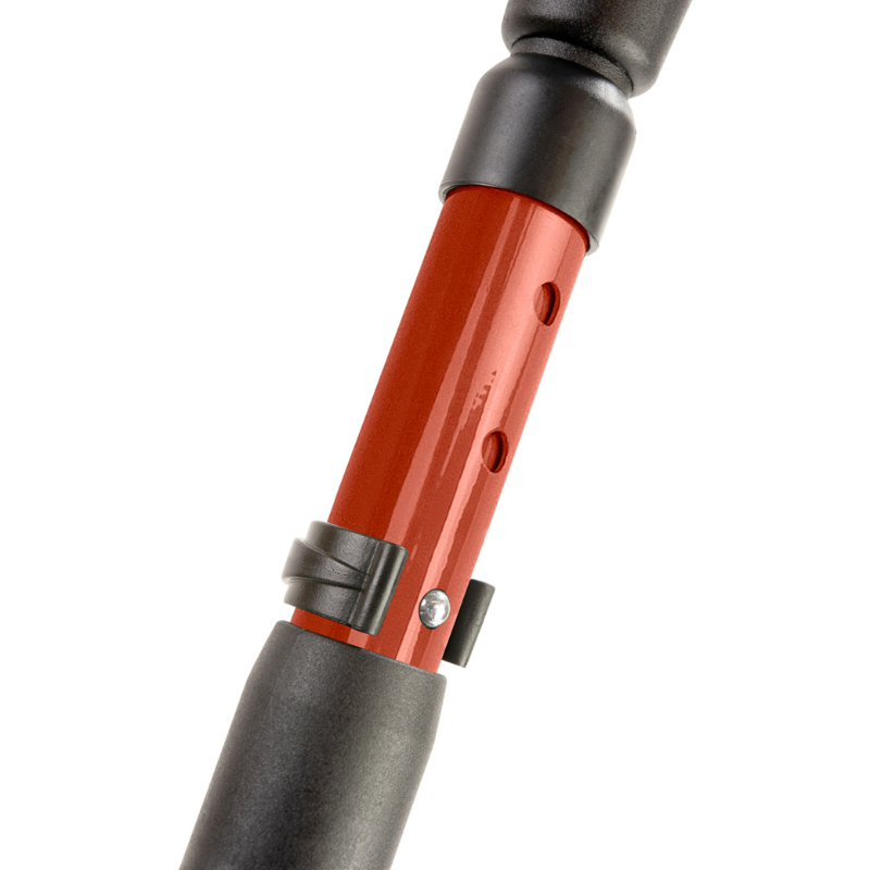 Flexyfoot Comfort Grip Double Adjustable Crutch - Red - Right 