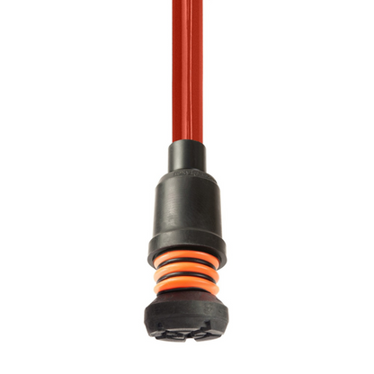 Flexyfoot Comfort Grip Double Adjustable Crutch - Red - Right 