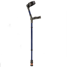 Load image into Gallery viewer, Flexyfoot Comfort Grip Open Cuff Crutch - Blue - Left