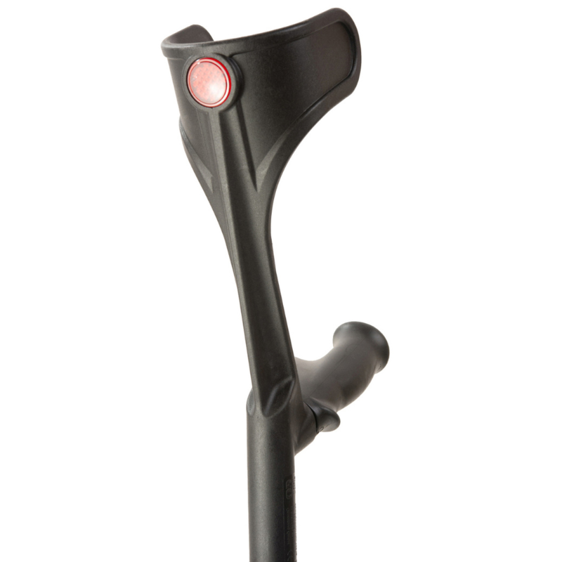 FLEXYFOOT COMFORT GRIP OPEN CUFF CRUTCH - BLUE - RIGHT