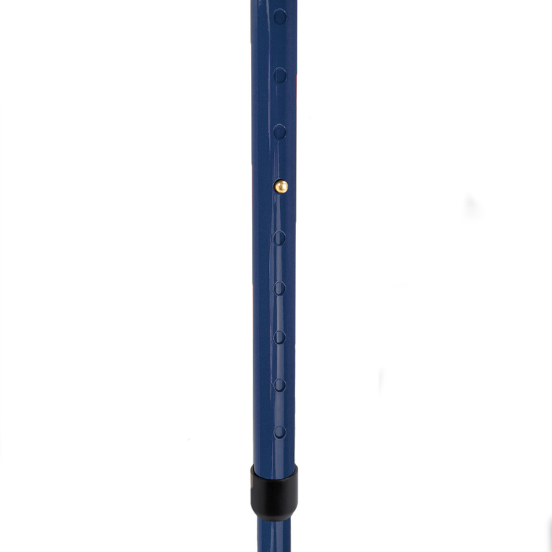 FLEXYFOOT COMFORT GRIP OPEN CUFF CRUTCH - BLUE - RIGHT