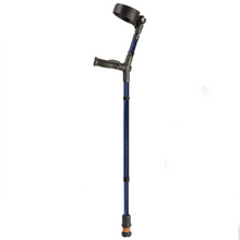 Load image into Gallery viewer, FLEXYFOOT COMFORT GRIP OPEN CUFF CRUTCH - BLUE - RIGHT