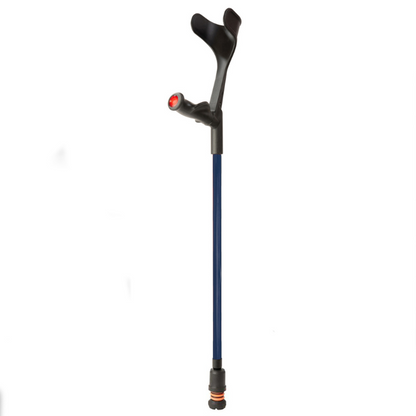 FLEXYFOOT COMFORT GRIP OPEN CUFF CRUTCH - BLUE - RIGHT