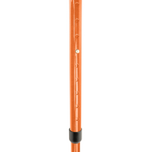 Load image into Gallery viewer, Flexyfoot Comfort Grip Open Cuff Crutch - Orange - Right