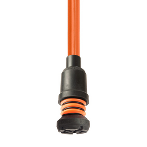 Flexyfoot Comfort Grip Open Cuff Crutch - Orange - Right