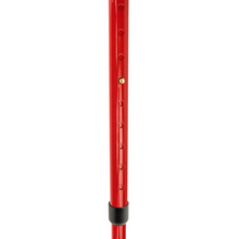 Load image into Gallery viewer, Flexyfoot Comfort Grip Open Cuff Crutch - Red - Right