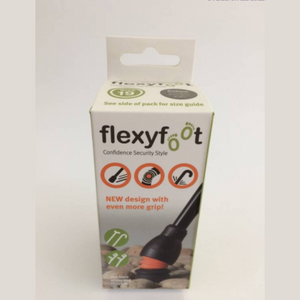 Flexyfoot High-Performance Ferrules are suitable for most crutches, canes, and walking sticks