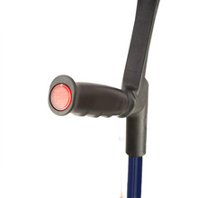 Load image into Gallery viewer, FLEXYFOOT SOFT GRIP OPEN CUFF CRUTCH - BLUE