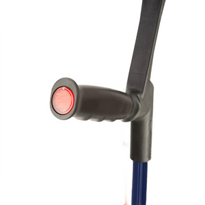 FLEXYFOOT SOFT GRIP OPEN CUFF CRUTCH - BLUE