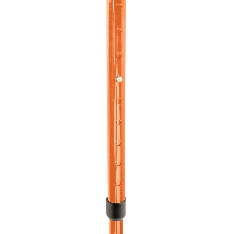 Flexyfoot Soft Grip Open Cuff Crutch - Orange