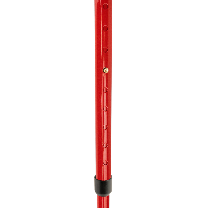 Flexyfoot Soft Grip Open Cuff Crutch - Red